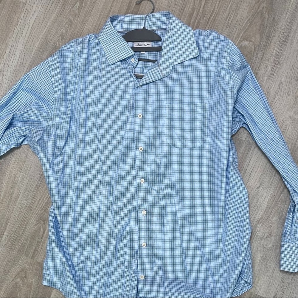 Peter Millar Checkered Men's Shirt
